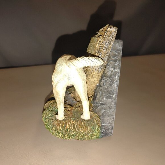 Yellow Labrador Retriever Figurine Bookend By Living Stone Inc 2001 Resin Dog - Picture 5 of 9